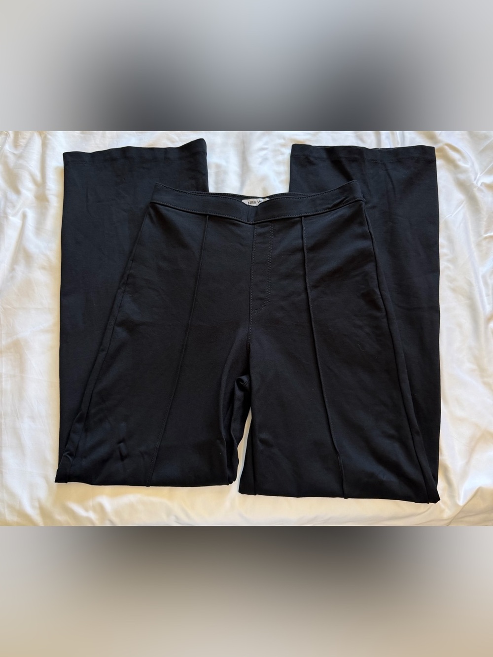 Nine West Black Wide Leg Dress Pants Trousers